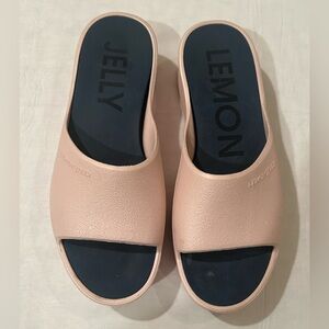 Lemon Jelly Sunny Platform Pink Sandals Women's Size 38/ US 7.5-8/ Retail $65